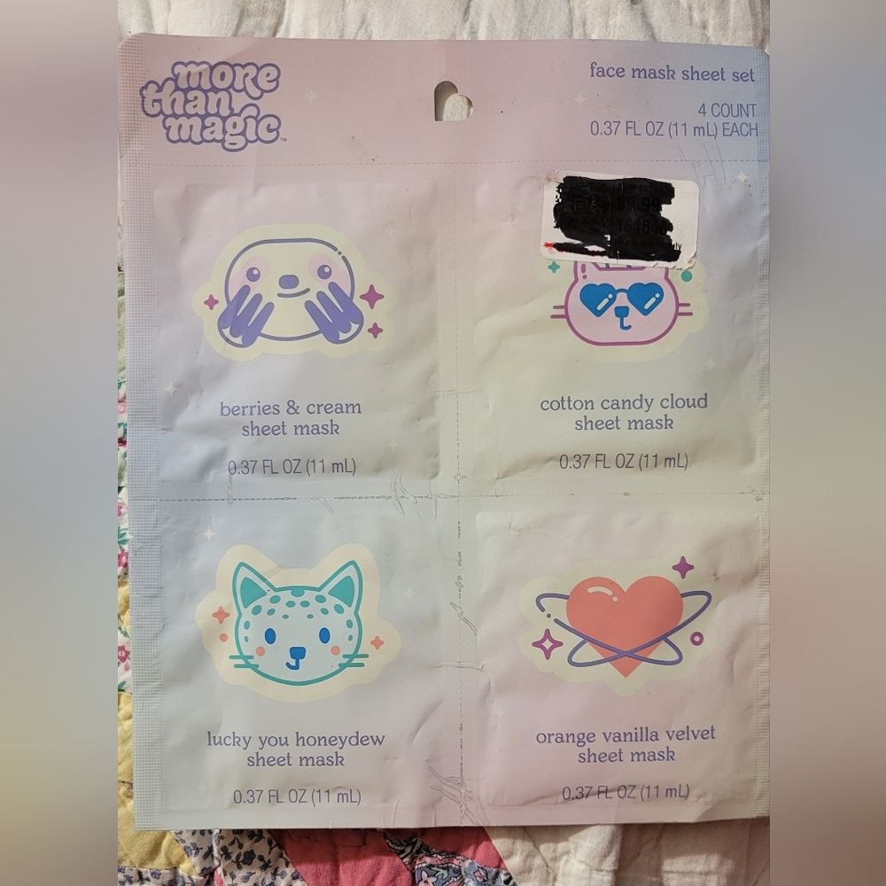 More than magic face mask sheet set